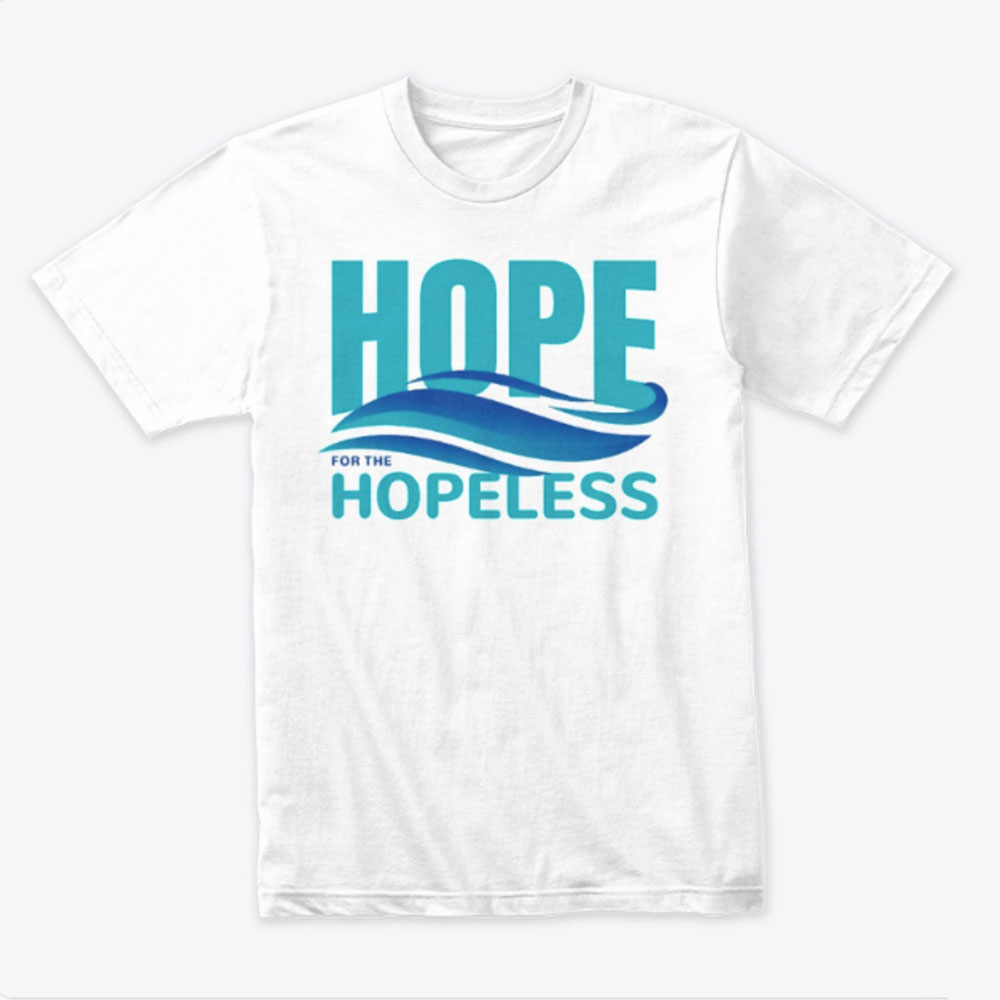 Big Fish Ministries "Hope is Here" t-shirt (white)